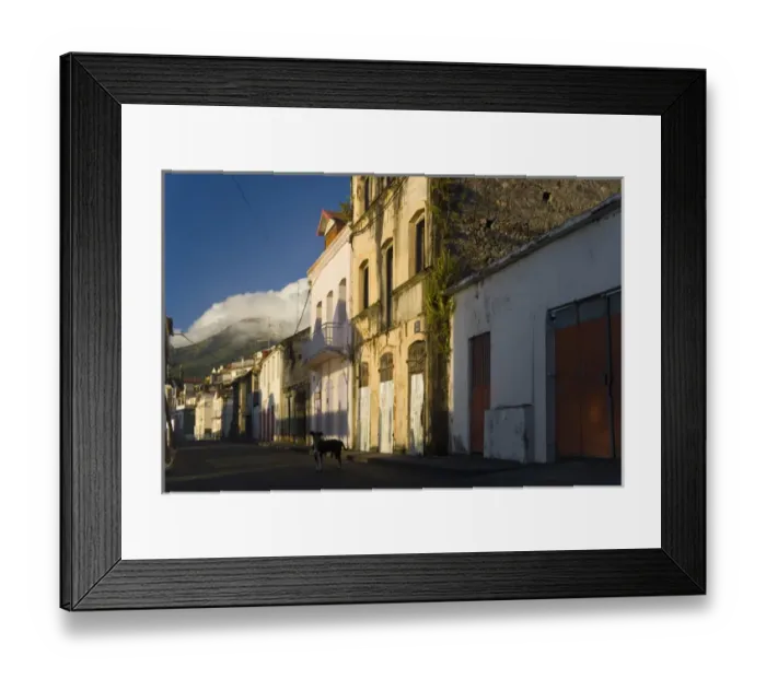Framed Print : MARTINIQUE. French Antilles. West Indies. Street in St. Pierre Framed Print : MARTINIQUE. French Antilles. West Indies. Street in St. Pierre