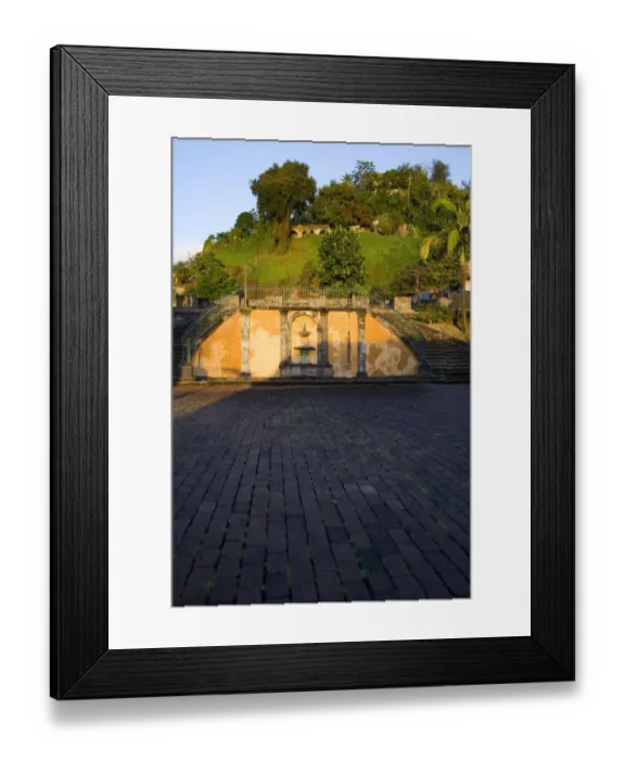Framed Print : MARTINIQUE. French Antilles. West Indies. Ruins of the theatre in St. Pierre, destroyed Framed Print : MARTINIQUE. French Antilles. West Indies. Ruins of the theatre in St. Pierre, destroyed
