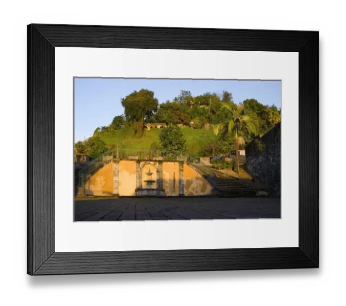 Framed Print : MARTINIQUE. French Antilles. West Indies. Ruins of the theatre in St. Pierre, destroyed Framed Print : MARTINIQUE. French Antilles. West Indies. Ruins of the theatre in St. Pierre, destroyed
