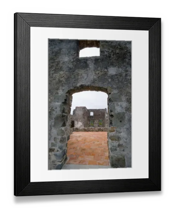 Framed Print : MARTINIQUE. French Antilles. West Indies. Ruins at Chateau Dubuc on the Caravelle Peninsula Framed Print : MARTINIQUE. French Antilles. West Indies. Ruins at Chateau Dubuc on the Caravelle Peninsula