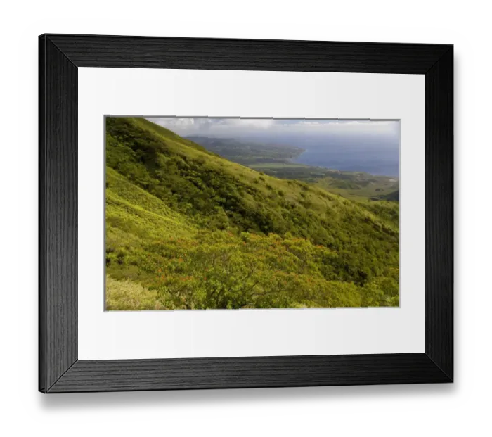Framed Print : MARTINIQUE. French Antilles. West Indies. View of Caribbean coast & town of St. Pierre Framed Print : MARTINIQUE. French Antilles. West Indies. View of Caribbean coast & town of St. Pierre