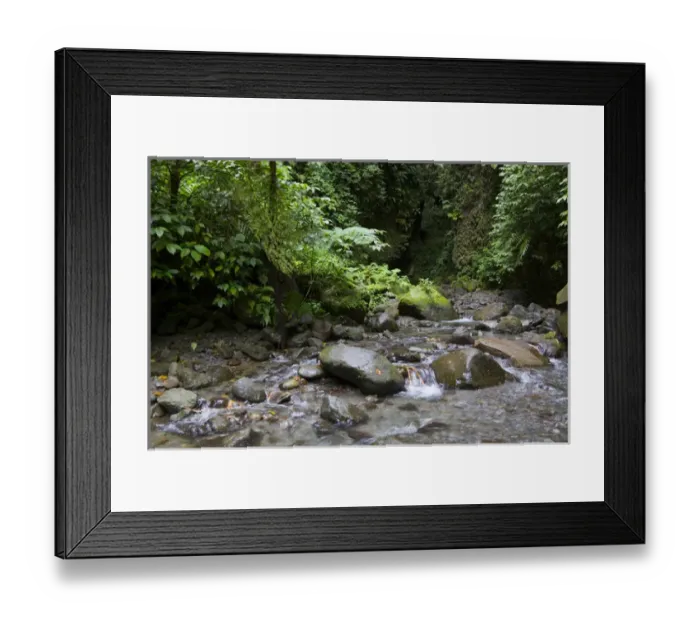 Framed Print : MARTINIQUE. French Antilles. West Indies. Falaise River emerges from narrows in Gorge Framed Print : MARTINIQUE. French Antilles. West Indies. Falaise River emerges from narrows in Gorge