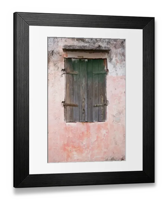 Framed Print : MARTINIQUE. French Antilles. West Indies. Exterior of building in St. Pierre