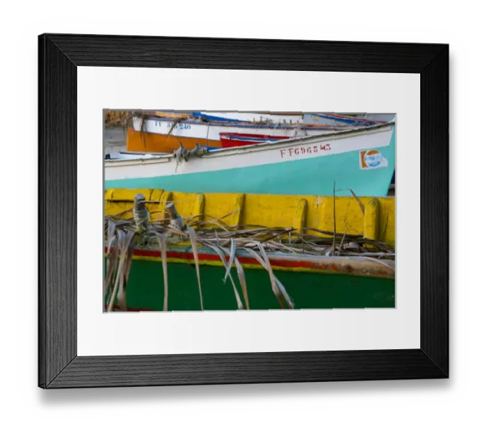 Framed Print : MARTINIQUE. French Antilles. West Indies. Fishing boats on beach at Anse Dufour Framed Print : MARTINIQUE. French Antilles. West Indies. Fishing boats on beach at Anse Dufour