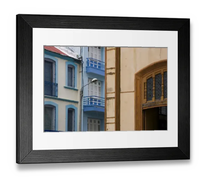 Framed Print : MARTINIQUE. French Antilles. West Indies. Fort-de-France. Buildings downtown Framed Print : MARTINIQUE. French Antilles. West Indies. Fort-de-France. Buildings downtown