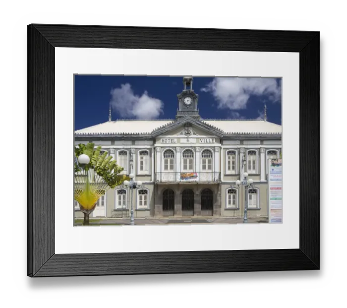 Framed Print : 01. MARTINIQUE. French Antilles. West Indies Framed Print : 01. MARTINIQUE. French Antilles. West Indies