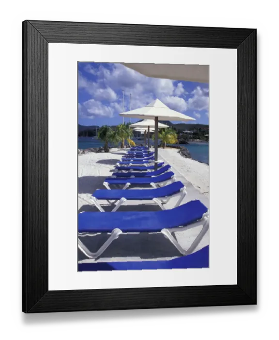 Framed Print : Caribbean, French West Indies, Martinique, Pointe Du Bout Carayou Bakoua Hotel Framed Print : Caribbean, French West Indies, Martinique, Pointe Du Bout Carayou Bakoua Hotel