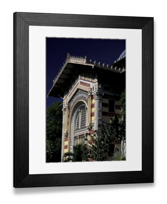 Framed Print : Caribbean, French West Indies, Martinique, Fort-de-France. Biblioteque Schoelcher Framed Print : Caribbean, French West Indies, Martinique, Fort-de-France. Biblioteque Schoelcher
