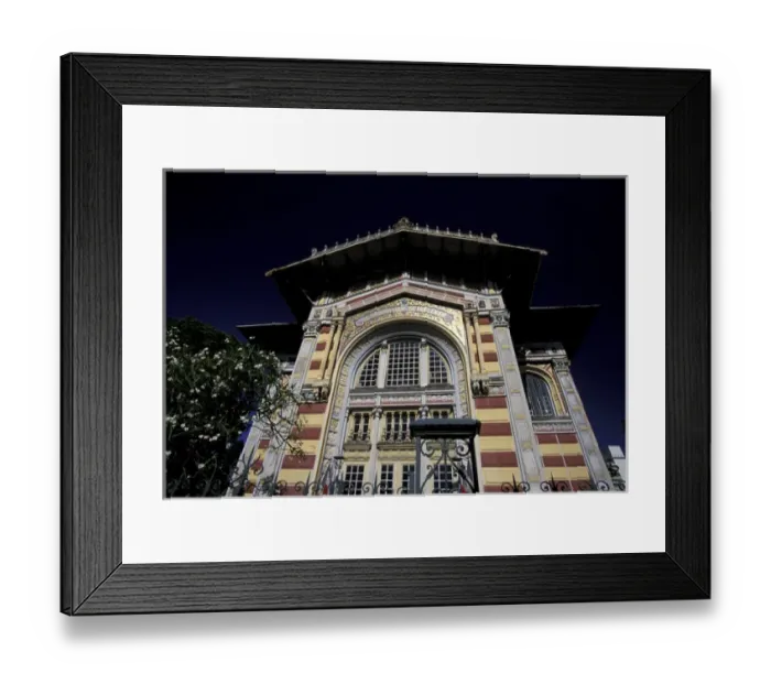 Framed Print : Caribbean, French West Indies, Martinique, Fort-de-France. Bibliotheque Schoelcher Framed Print : Caribbean, French West Indies, Martinique, Fort-de-France. Bibliotheque Schoelcher