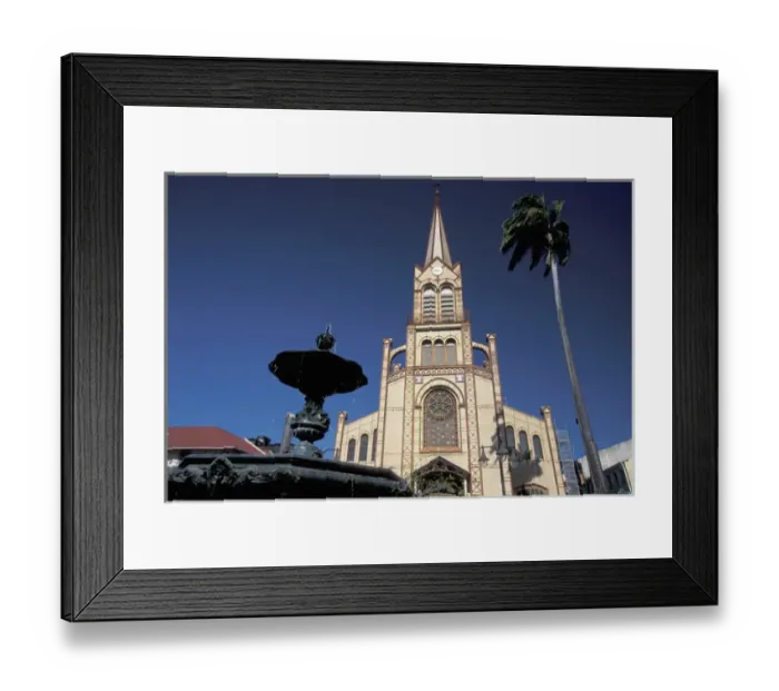 Framed Print : Caribbean, French West Indies, Martinique Fort-de-France; Cathedrale Saint-Louis (b Framed Print : Caribbean, French West Indies, Martinique Fort-de-France; Cathedrale Saint-Louis (b