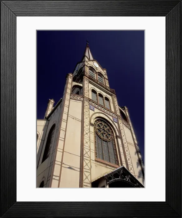 Framed Print : Caribbean, French West Indies, Martinique, Fort-de-France Cathadrale Saint-Louis (b Framed Print : Caribbean, French West Indies, Martinique, Fort-de-France Cathadrale Saint-Louis (b