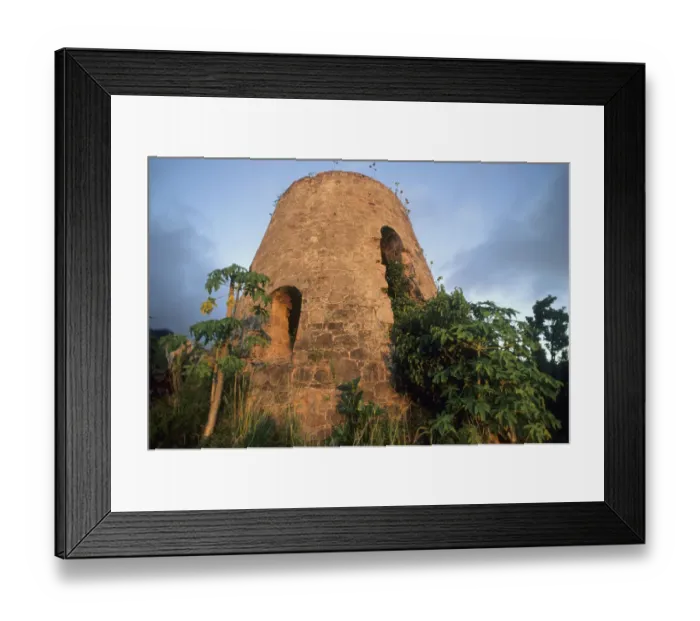Framed Print : Montserrat, Galways Plantation Framed Print : Montserrat, Galways Plantation