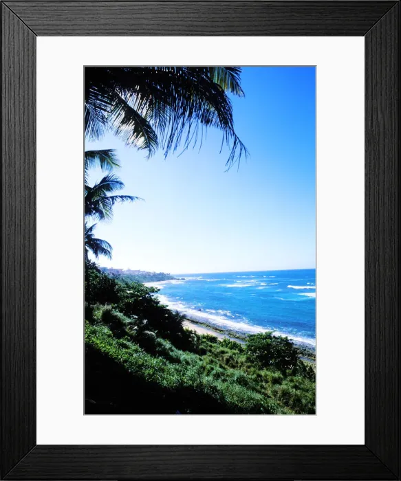 Framed Print : Beautiful beaches at Puerto De Tierra in Old San Juan, Puerto Rico Framed Print : Beautiful beaches at Puerto De Tierra in Old San Juan, Puerto Rico