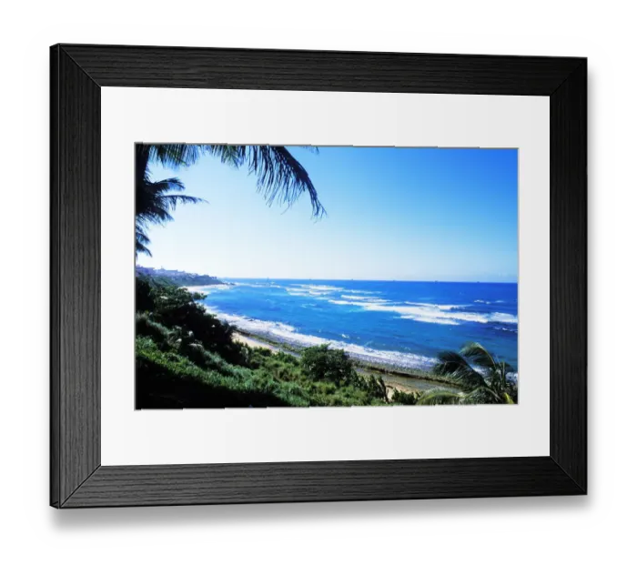 Framed Print : Beautiful beaches at Puerto De Tierra in Old San Juan, Puerto Rico Framed Print : Beautiful beaches at Puerto De Tierra in Old San Juan, Puerto Rico