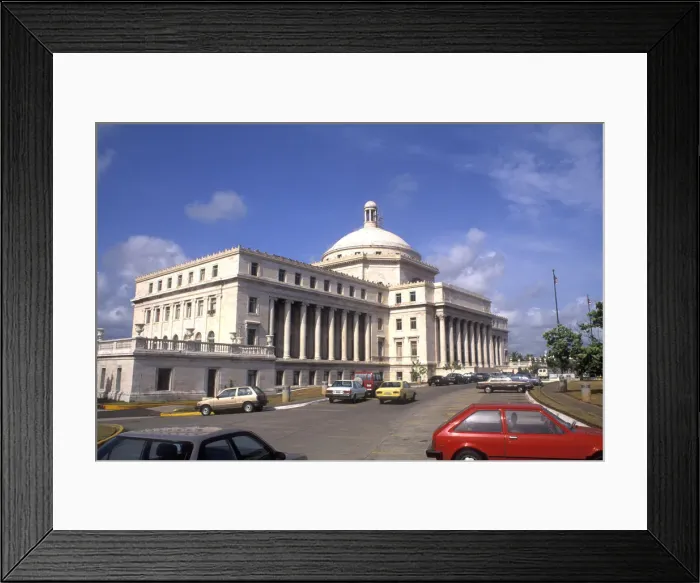 Framed Print : Capitol building Senate Old San Juan Puerto Rico