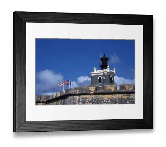 Framed Print : Puerto Rico, Old San Juan. El Morro Fortress (1500 s)