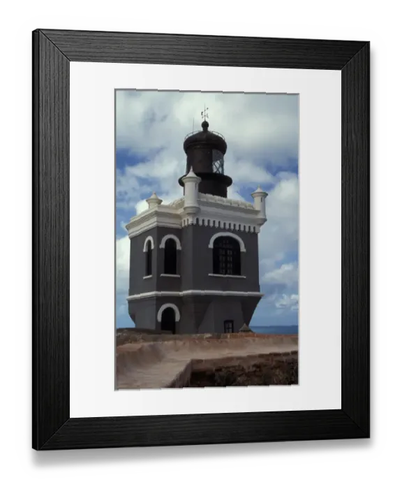 Framed Print : Puerto Rico, Old San Juan. El Morro Fortress (1500 s)