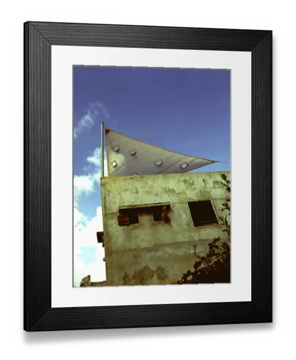 Framed Print : Caribbean, Puerto Rico, Vieques, Hix Island House Framed Print : Caribbean, Puerto Rico, Vieques, Hix Island House