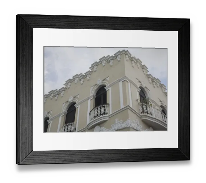 Framed Print : Caribbean, Puerto Rico, Old San Juan. Historic building Framed Print : Caribbean, Puerto Rico, Old San Juan. Historic building