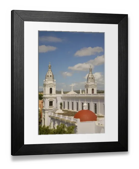 Framed Print : United States, Puerto Rico, Ponce. Cathedral of Our Lady of Guadalupe (Catedra