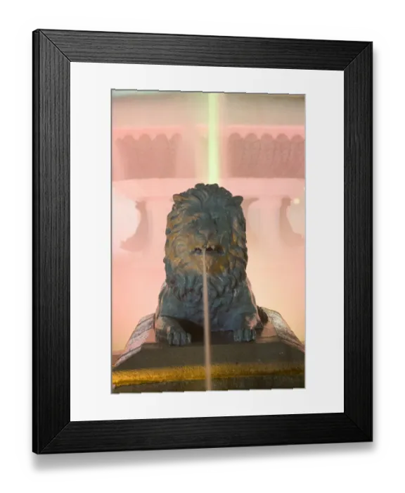 Framed Print : United States, Puerto Rico, Ponce. Fountain of the Lions (La Fuente de Leones) Framed Print : United States, Puerto Rico, Ponce. Fountain of the Lions (La Fuente de Leones)
