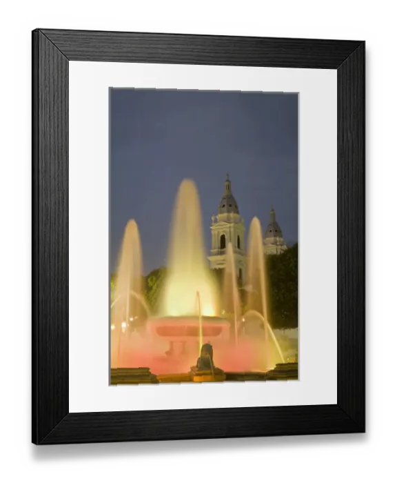 Framed Print : United States, Puerto Rico, Ponce. Fountain of the Lions (La Fuente de Leones) Framed Print : United States, Puerto Rico, Ponce. Fountain of the Lions (La Fuente de Leones)