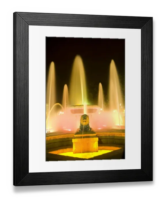 Framed Print : United States, Puerto Rico, Ponce. Fountain of the Lions (La Fuente de Leones) Framed Print : United States, Puerto Rico, Ponce. Fountain of the Lions (La Fuente de Leones)