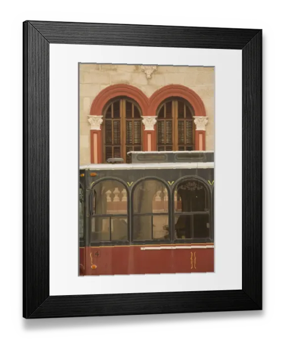 Framed Print : United States, Puerto Rico, Ponce. Arches of traditional colonial architecture Framed Print : United States, Puerto Rico, Ponce. Arches of traditional colonial architecture