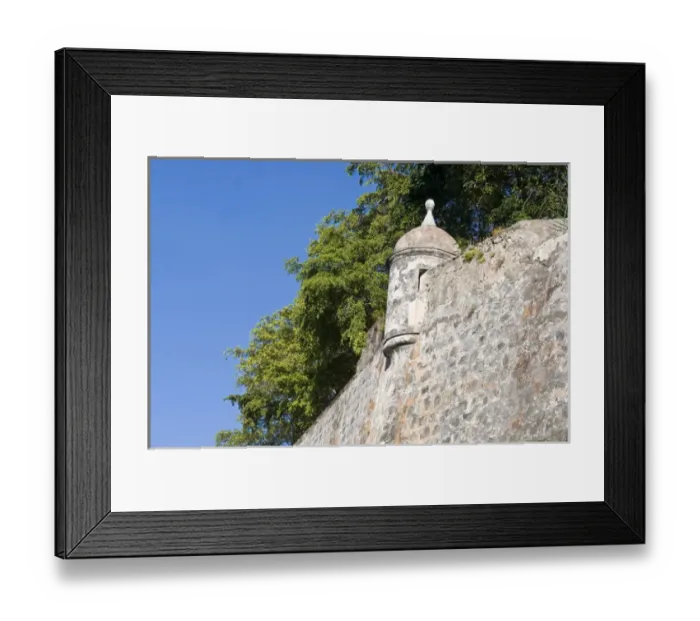 Framed Print : North America; Caribbean; Puerto Rico; San Juan. The citys wall, known as aALa Muralla Framed Print : North America; Caribbean; Puerto Rico; San Juan. The citys wall, known as aALa Muralla
