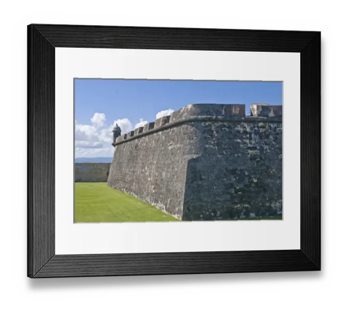 Framed Print : North America; Caribbean; Puerto Rico; San Juan. Castillo San Felipe del Morro repelled Framed Print : North America; Caribbean; Puerto Rico; San Juan. Castillo San Felipe del Morro repelled
