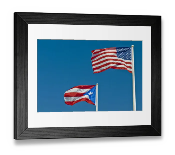 Framed Print : North America; Caribbean; Puerto Rico; San Juan. Castillo San Felipe del Morro repelled