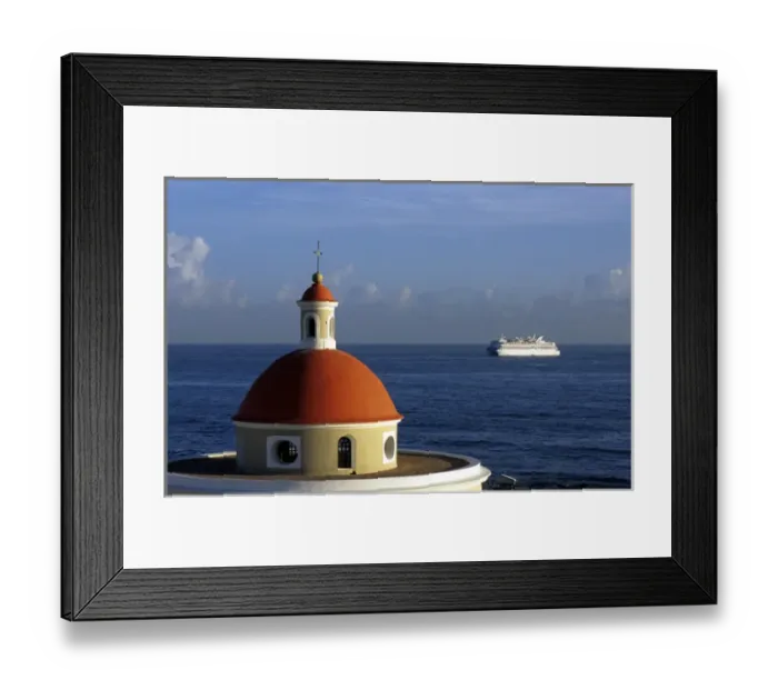 Framed Print : Cruise ship Puerto Rico Framed Print : Cruise ship Puerto Rico