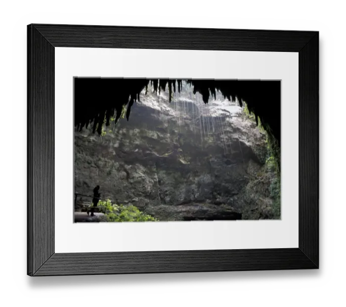 Framed Print : Puerto Rico, Rio Camuy Caves. River Camuy is the third longest subterranean river