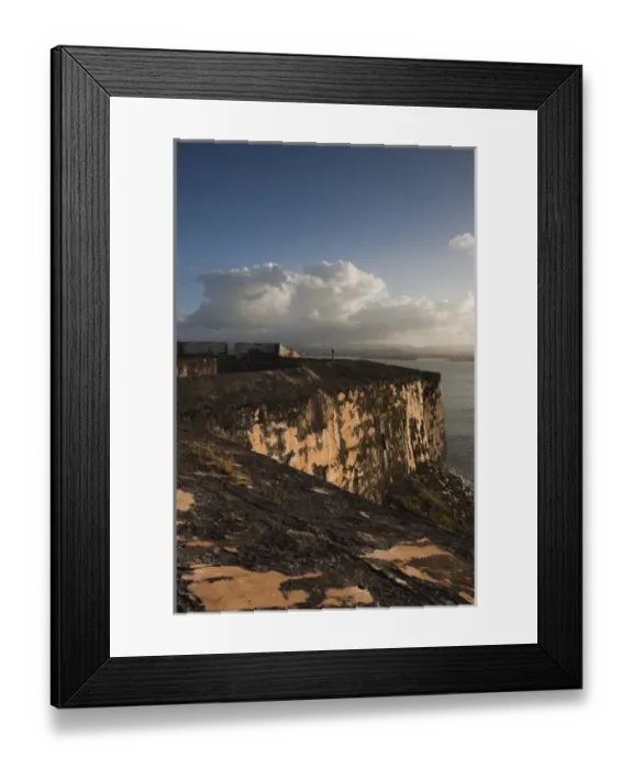 Framed Print : Puerto Rico, San Juan, Old San Juan, San Felipe del Morro Fort, fortress walls Framed Print : Puerto Rico, San Juan, Old San Juan, San Felipe del Morro Fort, fortress walls
