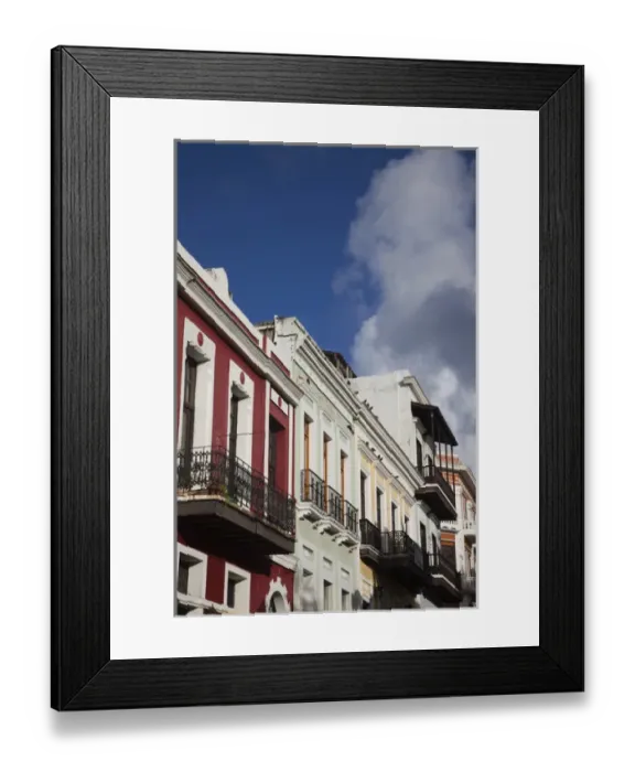 Framed Print : Puerto Rico, San Juan, Old San Juan, Plaza de Colon, plaza buildings Framed Print : Puerto Rico, San Juan, Old San Juan, Plaza de Colon, plaza buildings