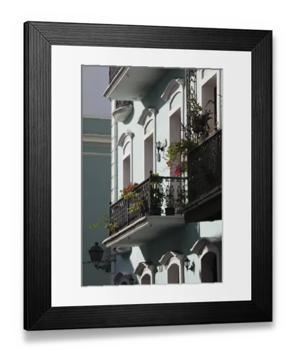 Framed Print : Puerto Rico, San Juan, Old San Juan, Calle del Cristo, building Framed Print : Puerto Rico, San Juan, Old San Juan, Calle del Cristo, building
