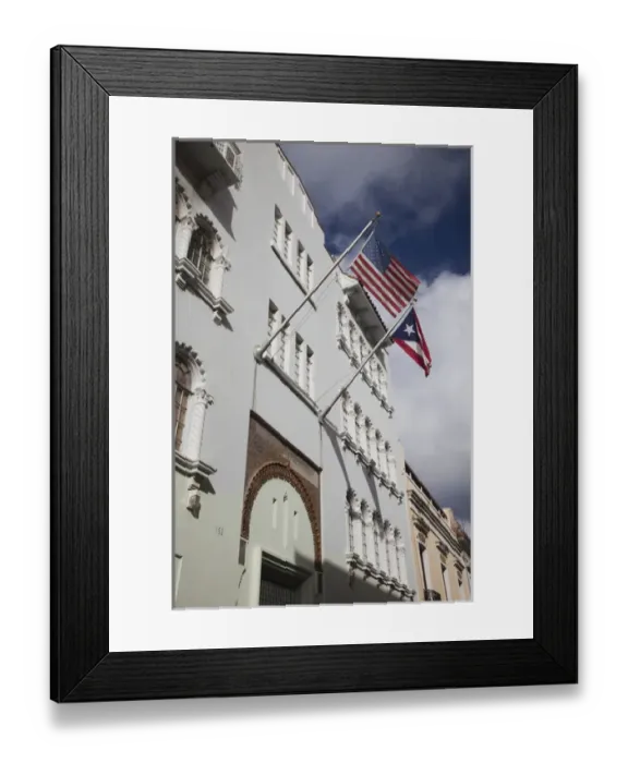 Framed Print : Puerto Rico, San Juan, Old San Juan, building detail Framed Print : Puerto Rico, San Juan, Old San Juan, building detail