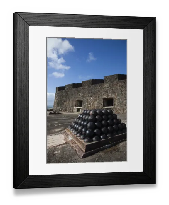 Framed Print : Puerto Rico, San Juan, Old San Juan, Fort San Cristobal, National Historic Site, interior walls Framed Print : Puerto Rico, San Juan, Old San Juan, Fort San Cristobal, National Historic Site, interior walls