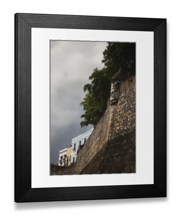 Framed Print : Puerto Rico, San Juan, Old San Juan, buildings