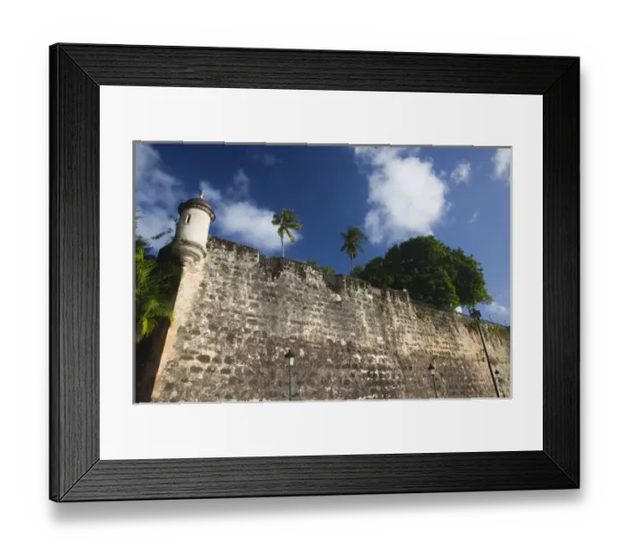 Framed Print : Puerto Rico, San Juan, Old San Juan, watchtower by Puerta de San Juan gate Framed Print : Puerto Rico, San Juan, Old San Juan, watchtower by Puerta de San Juan gate