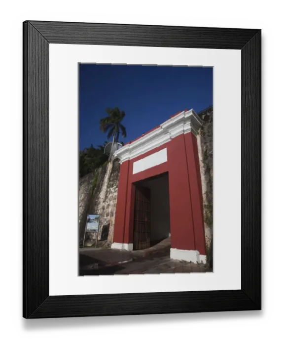 Framed Print : Puerto Rico, San Juan, Old San Juan, Puerta de San Juan gate Framed Print : Puerto Rico, San Juan, Old San Juan, Puerta de San Juan gate