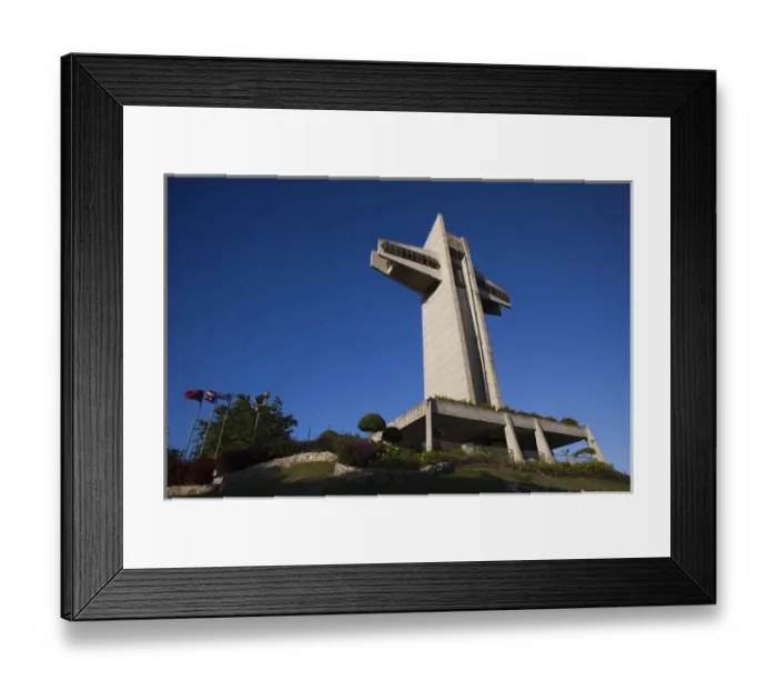Framed Print : Puerto Rico, South Coast, Ponce, El Vigia cross Framed Print : Puerto Rico, South Coast, Ponce, El Vigia cross