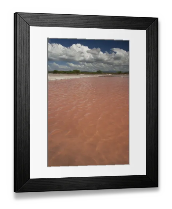 Framed Print : Puerto Rico, West Coast, Cabo Rojo, Corozo salt pond Framed Print : Puerto Rico, West Coast, Cabo Rojo, Corozo salt pond