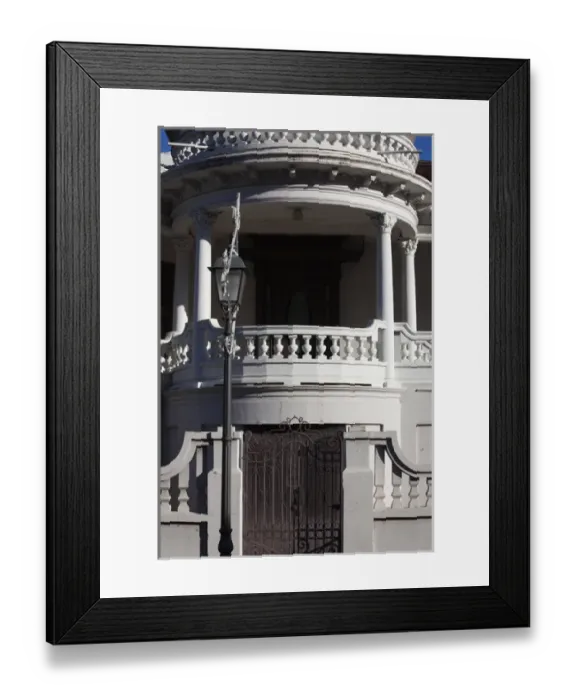 Framed Print : Puerto Rico, West Coast, San German, Casa Perichi, 1920s-era house Framed Print : Puerto Rico, West Coast, San German, Casa Perichi, 1920s-era house