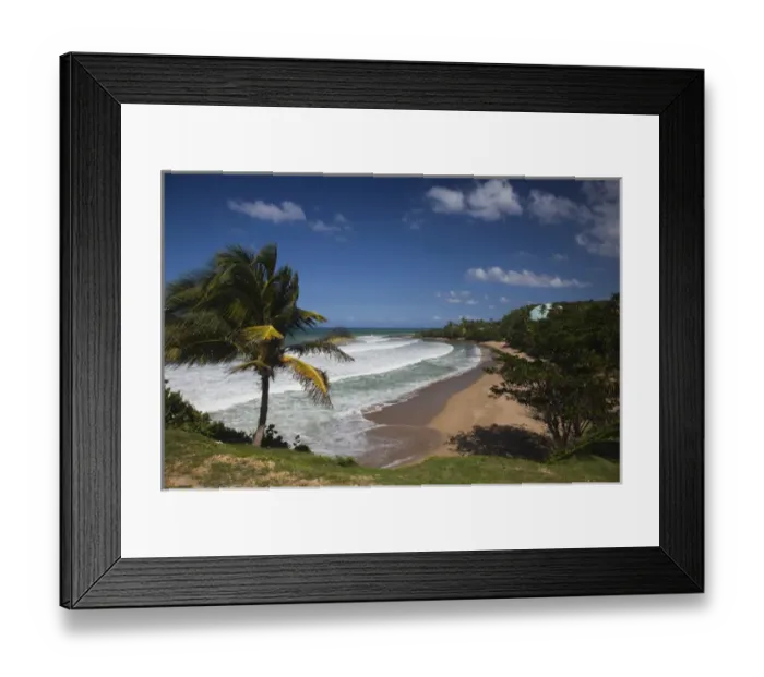 Framed Print : Puerto Rico, West Coast, Rincon, Domes Beach Framed Print : Puerto Rico, West Coast, Rincon, Domes Beach
