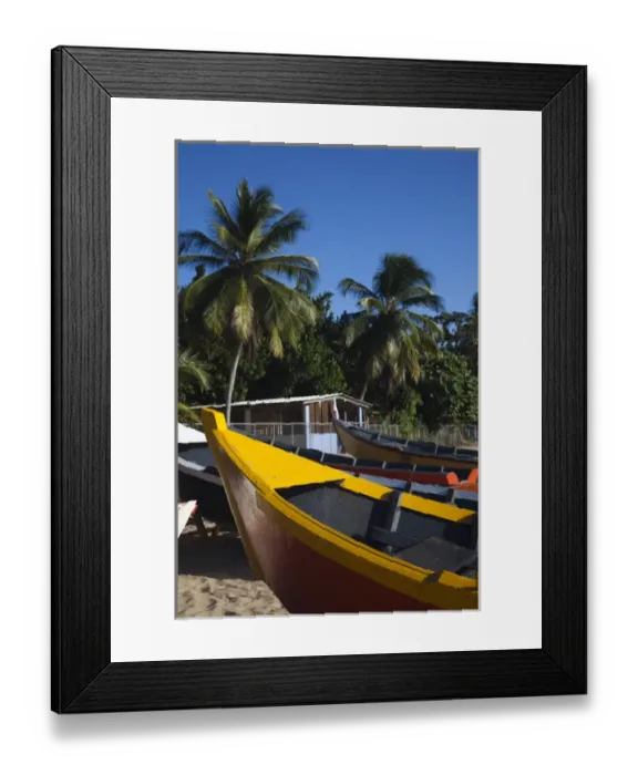 Framed Print : Puerto Rico, West Coast, Aguadilla, Crashboat Beach, lifeboats Framed Print : Puerto Rico, West Coast, Aguadilla, Crashboat Beach, lifeboats