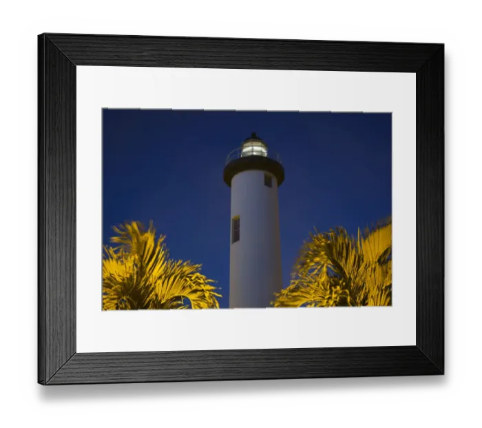 Framed Print : Puerto Rico, West Coast, Rincon, Punta Higuero Lighthouse, evening Framed Print : Puerto Rico, West Coast, Rincon, Punta Higuero Lighthouse, evening
