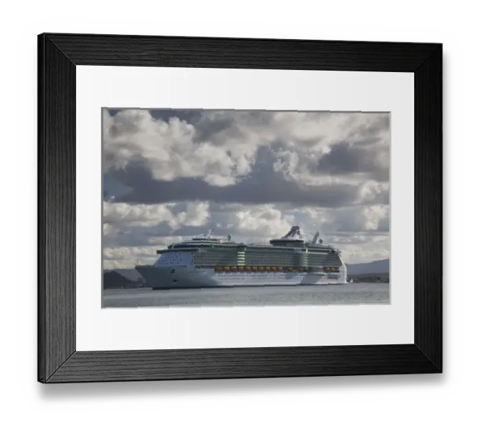 Framed Print : Puerto Rico, San Juan, Port of San Juan, cruiseship Framed Print : Puerto Rico, San Juan, Port of San Juan, cruiseship