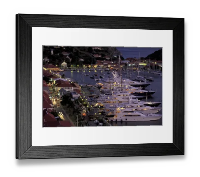 Framed Print : Caribbean, French West Indies, St. Barthelemy (St. Barts), Gustavia. Harbor view Framed Print : Caribbean, French West Indies, St. Barthelemy (St. Barts), Gustavia. Harbor view
