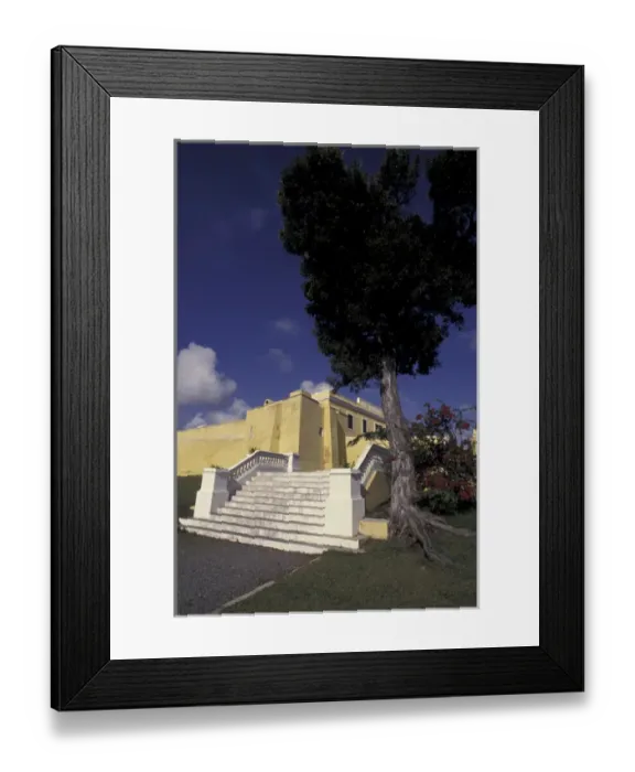 Framed Print : CARIBBEAN, USVI, Saint Croix Nat l Park Service building Framed Print : CARIBBEAN, USVI, Saint Croix Nat l Park Service building